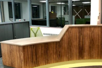 Corian reception desk